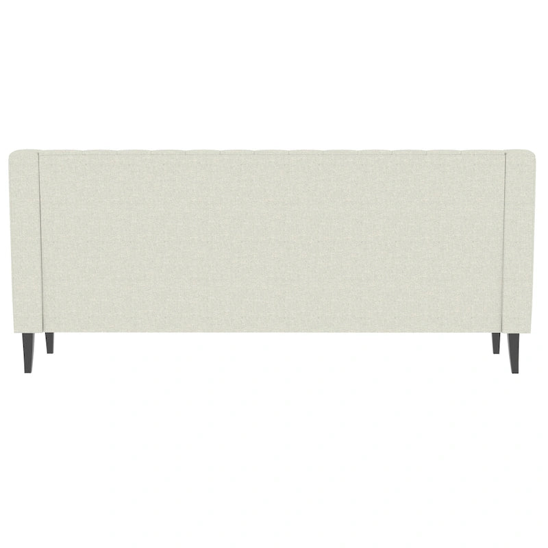 Canapé 3 places en polyester 78,75 avec dossier et coussins capitonnés-25