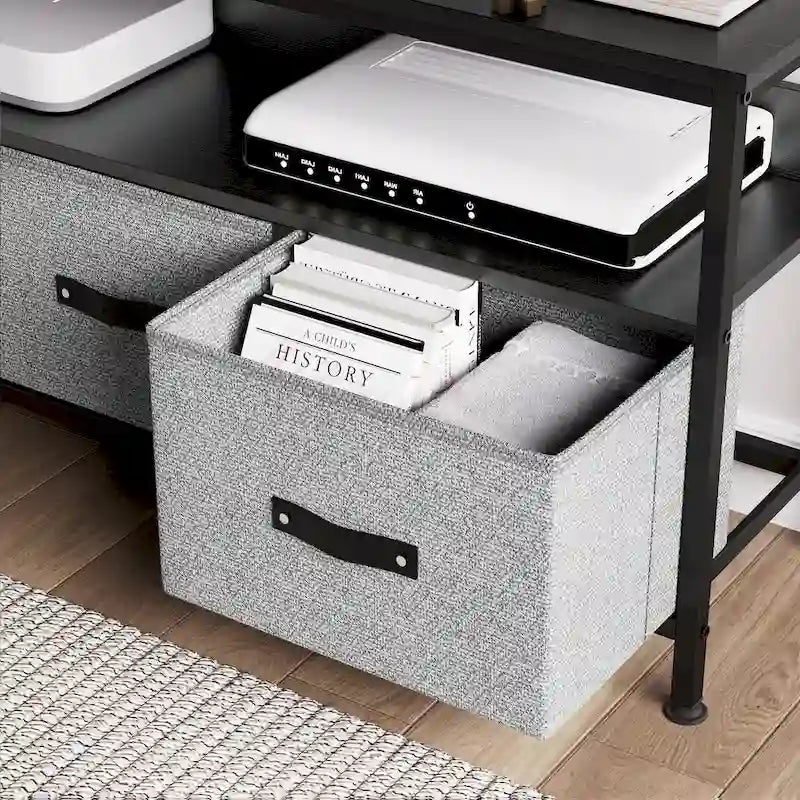 Meuble TV avec rangement pour chambre à coucher-12