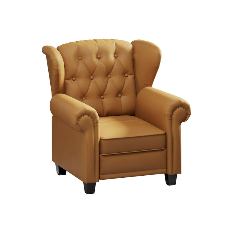 Fauteuil moderne capitonné à dossier inclinable-17