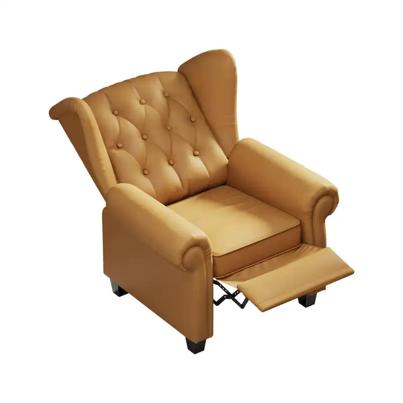 Fauteuil moderne capitonné à dossier inclinable-20