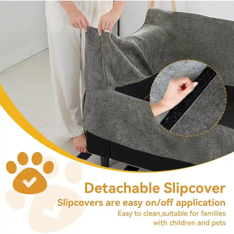 Canapé 3 places moderne 93 avec assises profondes et housse amovible-17