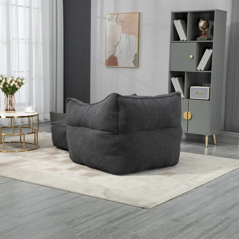 GDFStudio - Pouf COOLMORE Boucle avec rembourrage en mousse à mémoire de forme pour un confort optimal-37