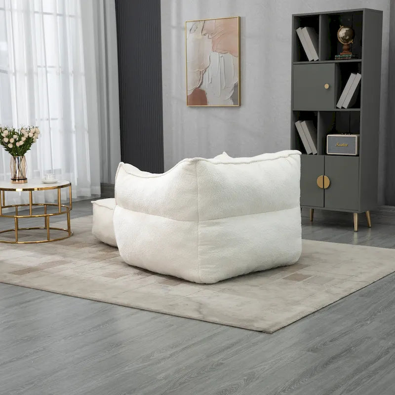 GDFStudio - Pouf COOLMORE Boucle avec rembourrage en mousse à mémoire de forme pour un confort optimal-40