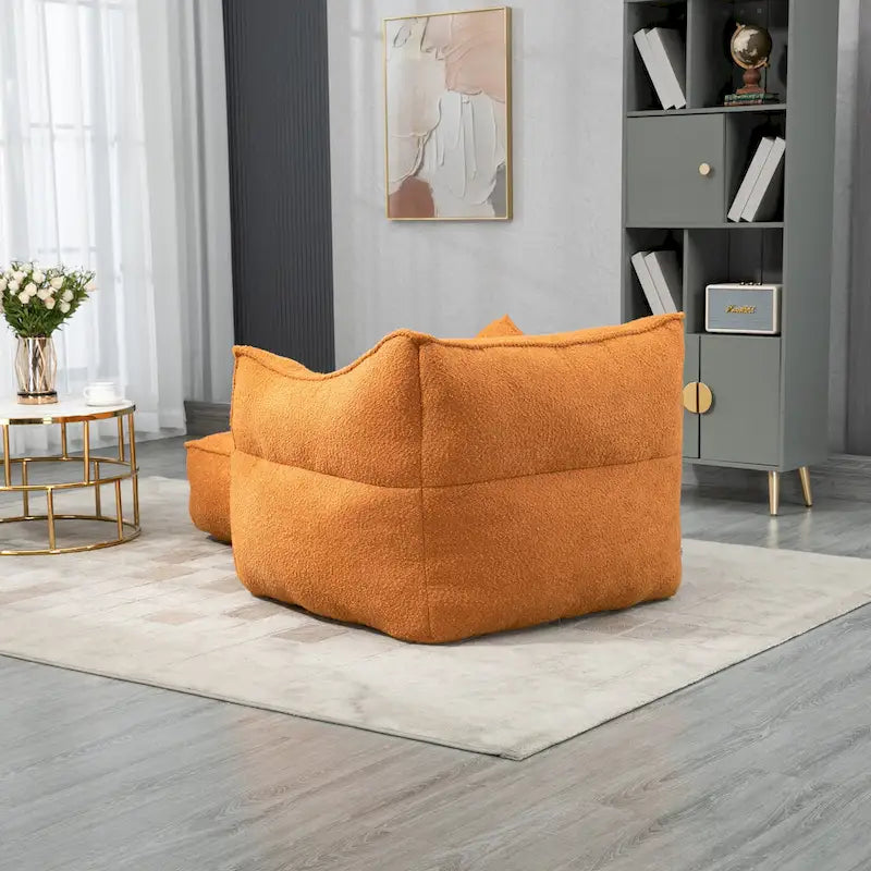 GDFStudio - Pouf COOLMORE Boucle avec rembourrage en mousse à mémoire de forme pour un confort optimal-8