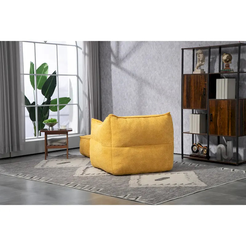 GDFStudio - Pouf COOLMORE Boucle avec rembourrage en mousse à mémoire de forme pour un confort optimal-13