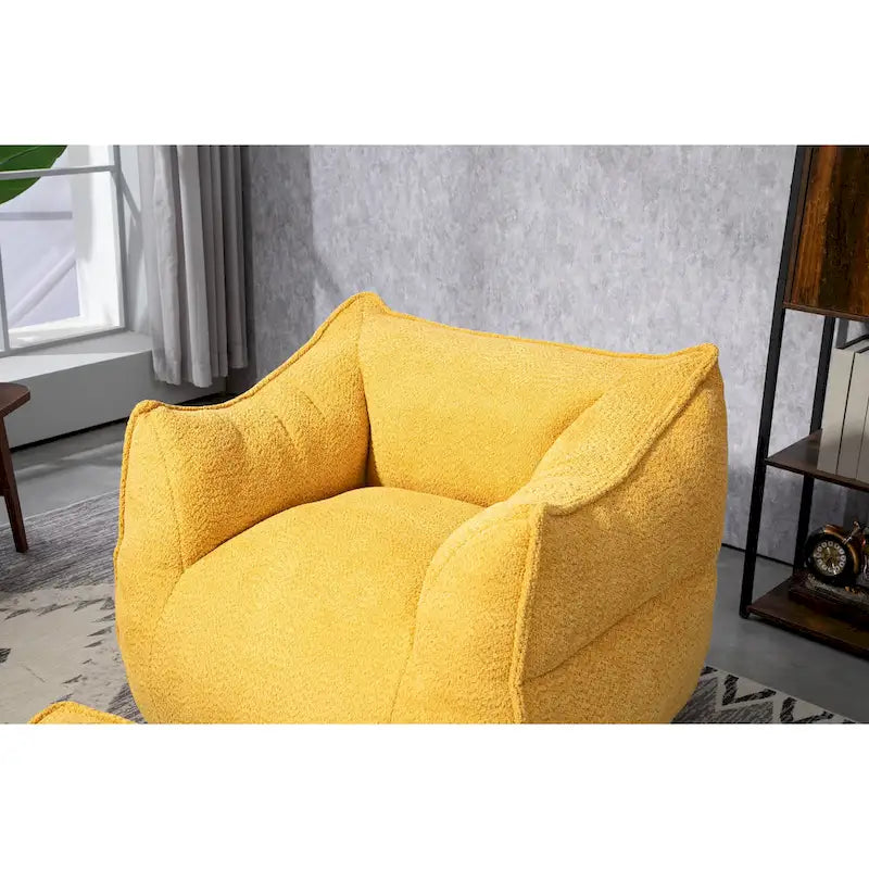 GDFStudio - Pouf COOLMORE Boucle avec rembourrage en mousse à mémoire de forme pour un confort optimal-19
