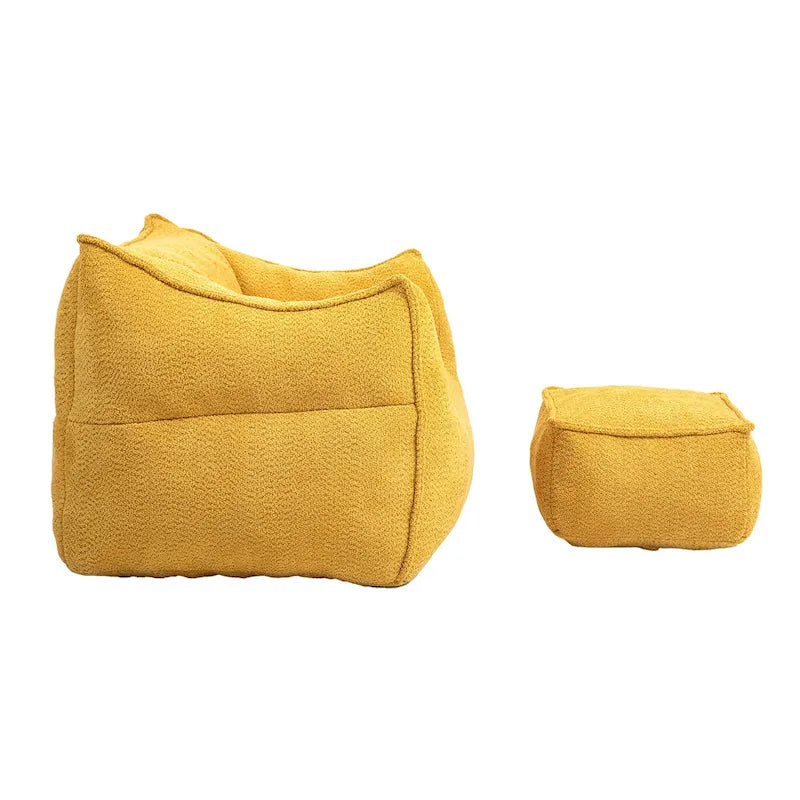 GDFStudio - Pouf COOLMORE Boucle avec rembourrage en mousse à mémoire de forme pour un confort optimal-23