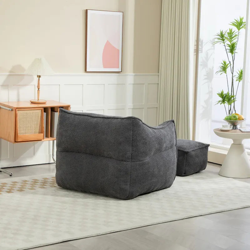 GDFStudio - Pouf COOLMORE Boucle avec rembourrage en mousse à mémoire de forme pour un confort optimal-30