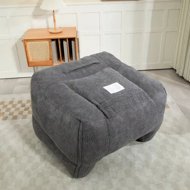 GDFStudio - Pouf COOLMORE Boucle avec rembourrage en mousse à mémoire de forme pour un confort optimal-34