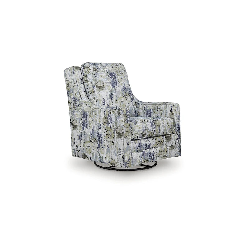 Fauteuil pivotant à bascule gris/vert Dustinford, Signature Design by Ashley - 76 cm (L) x 99 cm (P) x 104 cm (H)