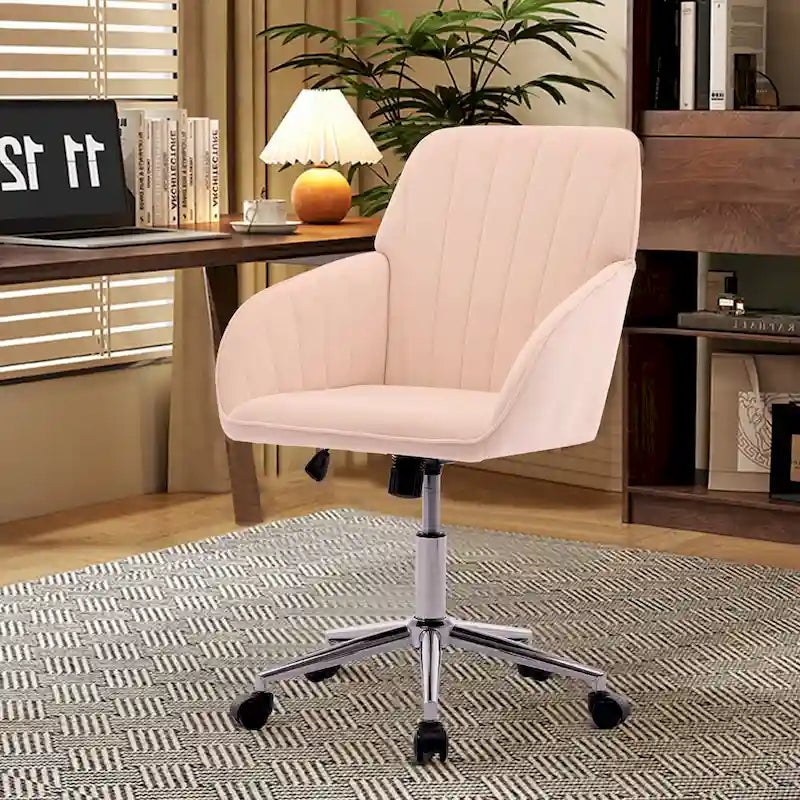 Chaise de bureau réglable, pour la maison ou la chambre, chaise pivotante ergonomique, dossier inclinable, confortable pour une utilisation prolongée.-2
