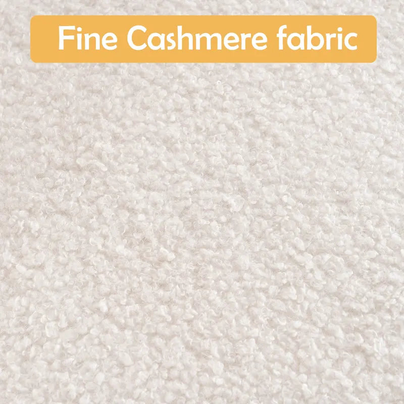 Fauteuil pivotant en velours avec repose-pieds-8