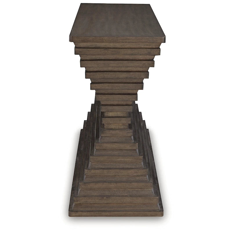 Table d'appoint marron Signature Design by Ashley Hannodream - 183 cm (L) x 46 cm (P) x 88 cm (H)-4