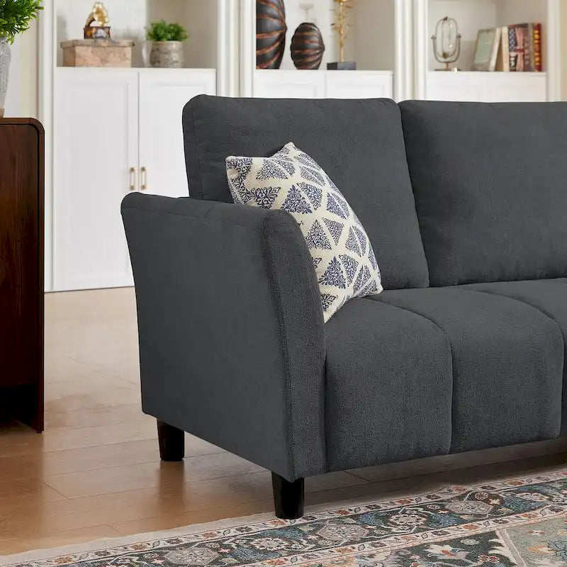 Canapé d'angle réversible de 102,56 pouces de large avec siège lounge-8