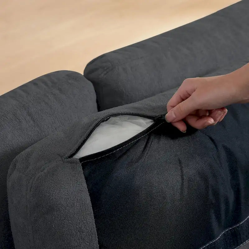 Canapé d'angle réversible de 102,56 pouces de large avec siège lounge-10