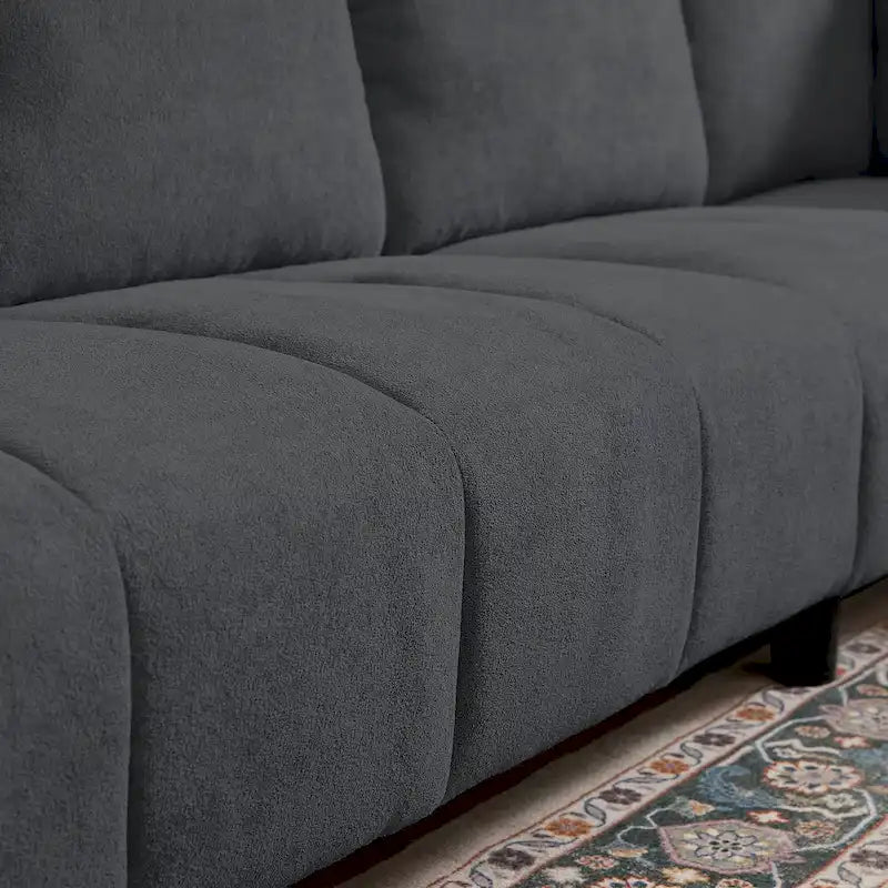 Canapé d'angle réversible de 102,56 pouces de large avec siège lounge-13