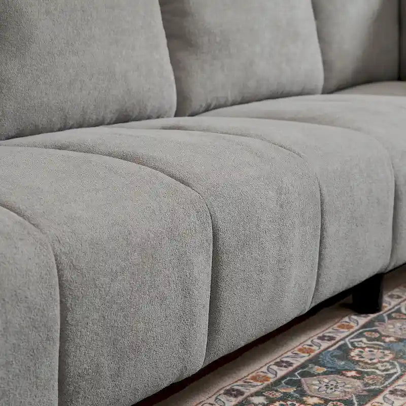 Canapé d'angle réversible de 102,56 pouces de large avec siège lounge-22