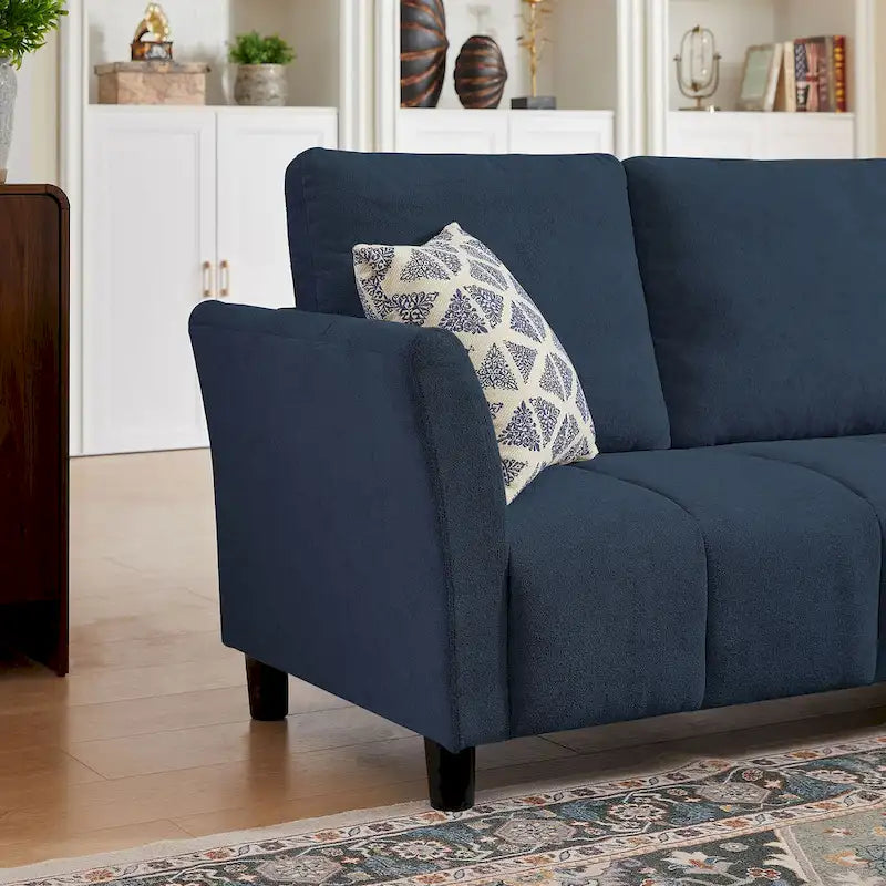 Canapé d'angle réversible de 102,56 pouces de large avec siège lounge-26