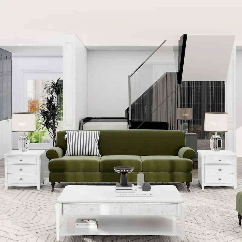 Table d'appoint de rangement Dauphin 23,5 à 3 tiroirs-8