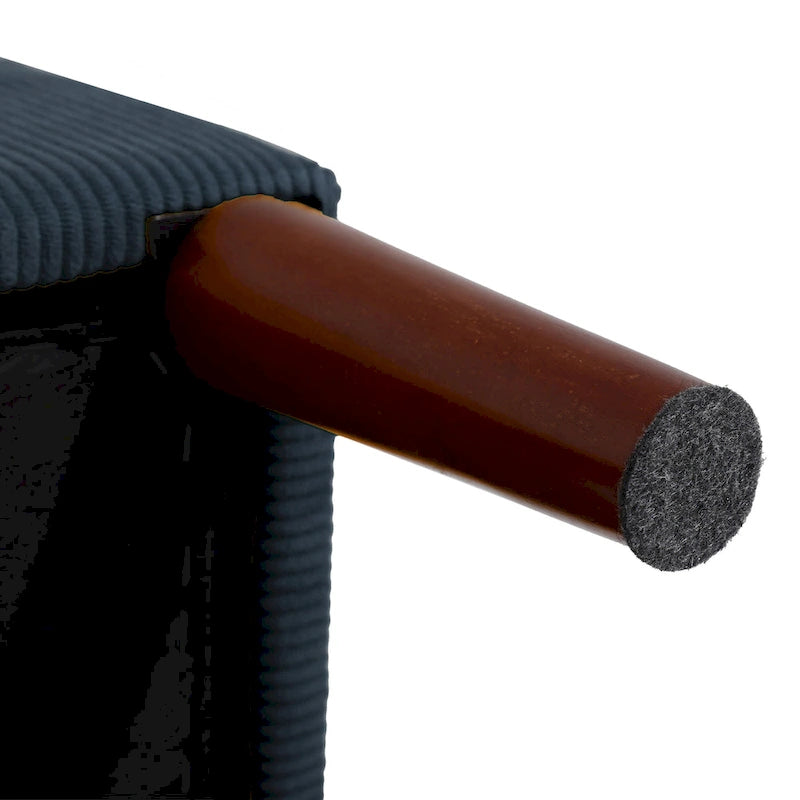 Fauteuil d'appoint rembourré avec dossier réglable et pouf de rangement-23