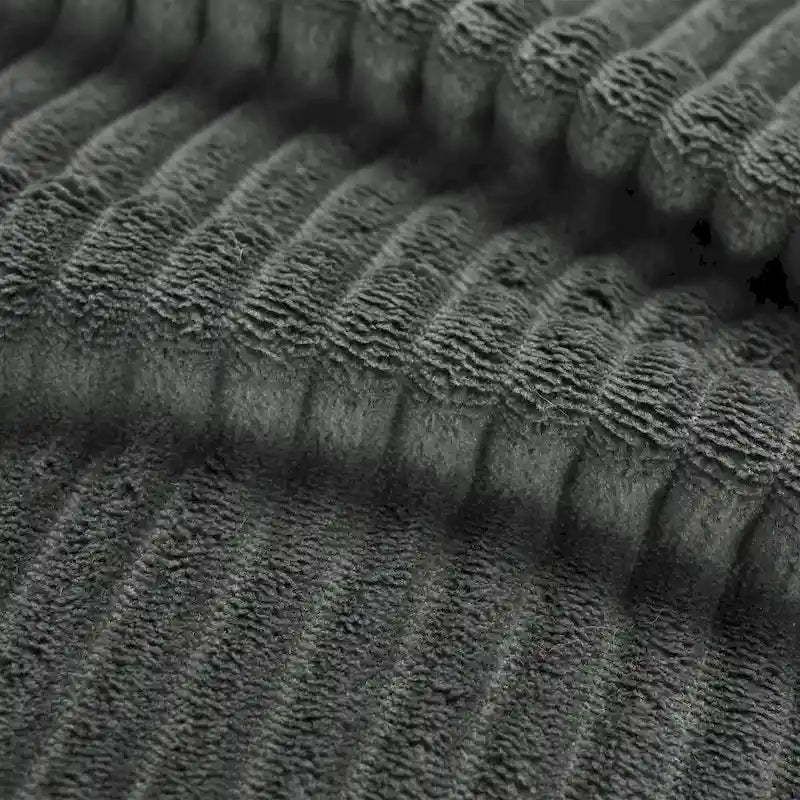 Canapé d'angle en velours côtelé de 111 pouces avec porte-gobelets et ports de chargement intégrés-32