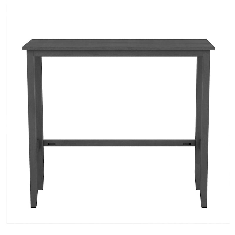 Ensemble table et chaises de salle à manger 3 pièces, petit ensemble table et chaises de hauteur comptoir avec coin repas et 2 chaises-11