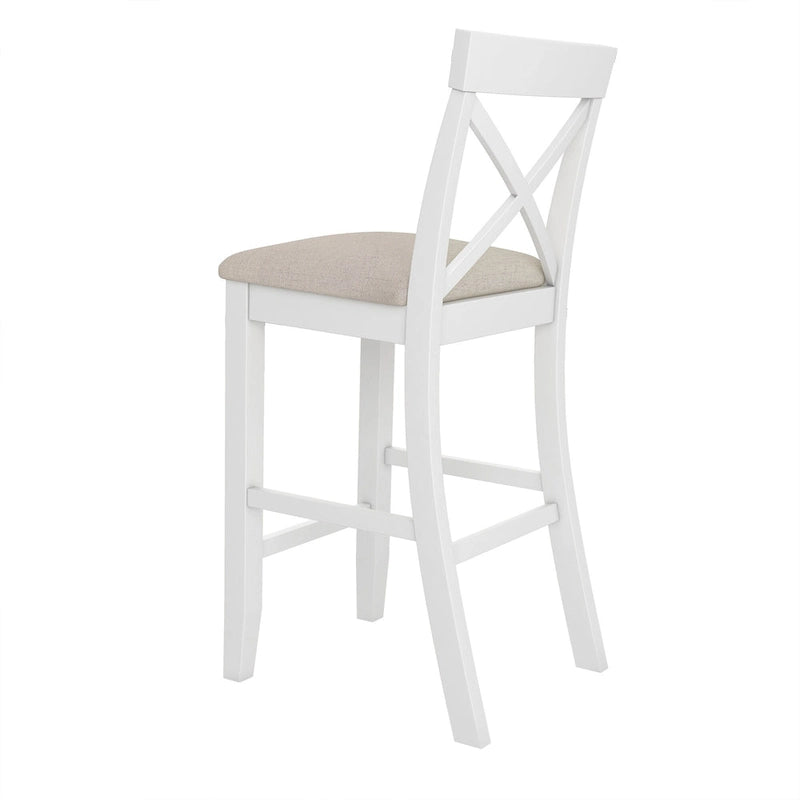 Ensemble table et chaises de salle à manger 3 pièces, petit ensemble table et chaises de hauteur comptoir avec coin repas et 2 chaises-29