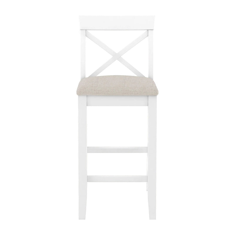 Ensemble table et chaises de salle à manger 3 pièces, petit ensemble table et chaises de hauteur comptoir avec coin repas et 2 chaises-30