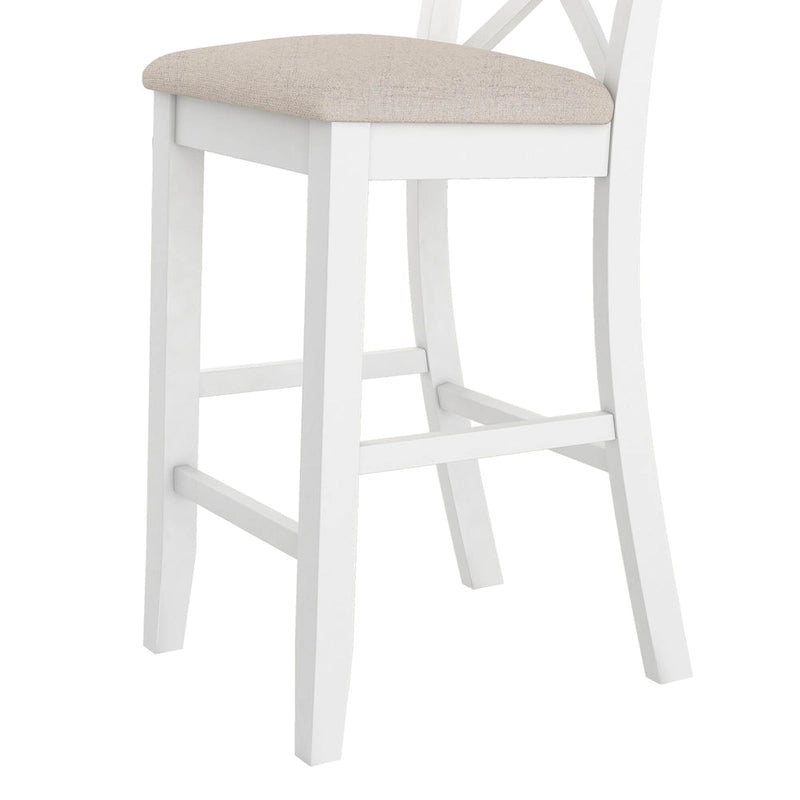 Ensemble table et chaises de salle à manger 3 pièces, petit ensemble table et chaises de hauteur comptoir avec coin repas et 2 chaises-33