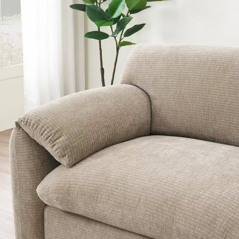 Canapé d'angle en forme de U avec méridienne d'intérieur, chargeur USB et Type-C-31