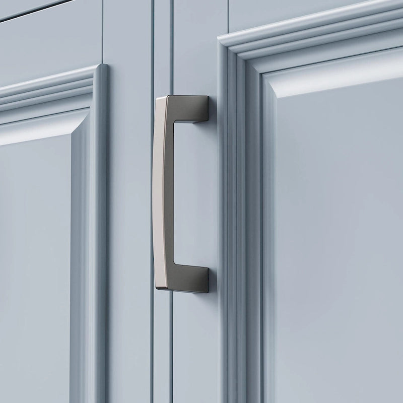 Îlot de cuisine de 137 cm avec abattant en bois d'hévéa, chariot de cuisine roulant à texture gaufrée sur 4 roues avec 4 portes et 3 tiroirs-13