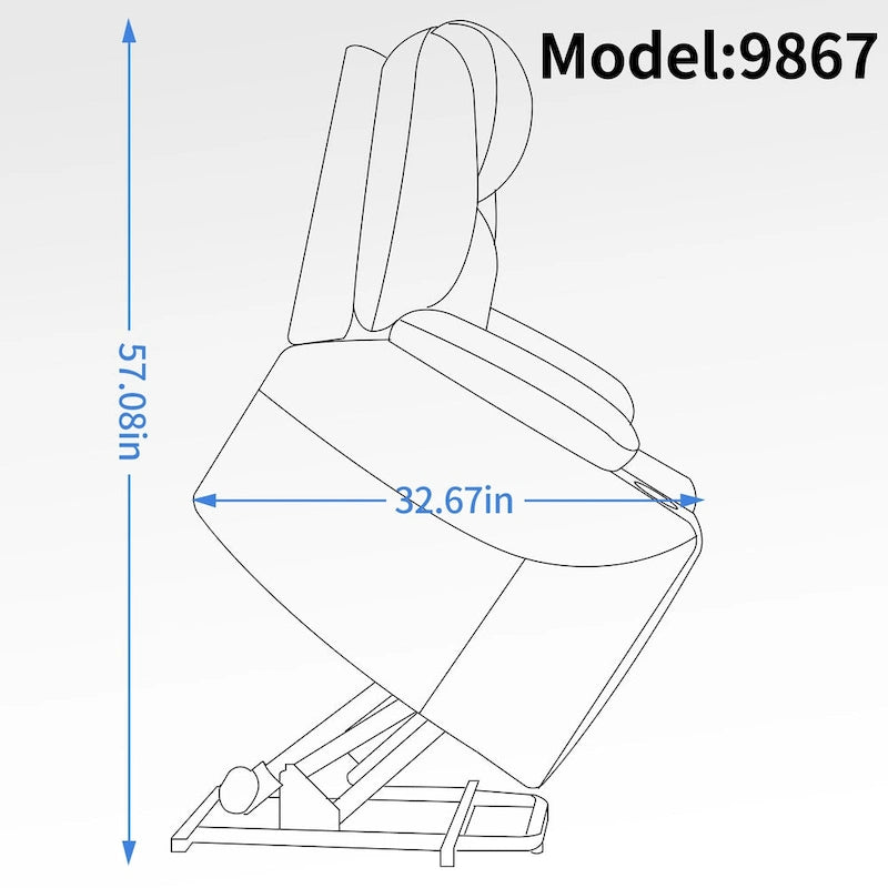 Fauteuil inclinable électrique Lazy Boy en chenille, fauteuil inclinable moderne avec massage vibrant à 8 points, chauffage lombaire et ports USB-C-8