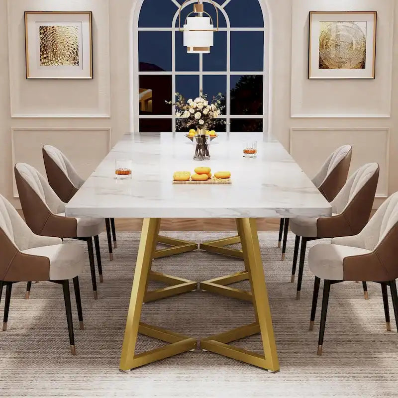 Table de salle à manger carrée en bois de 80 cm (31,5 pouces) avec piètement en métal-20