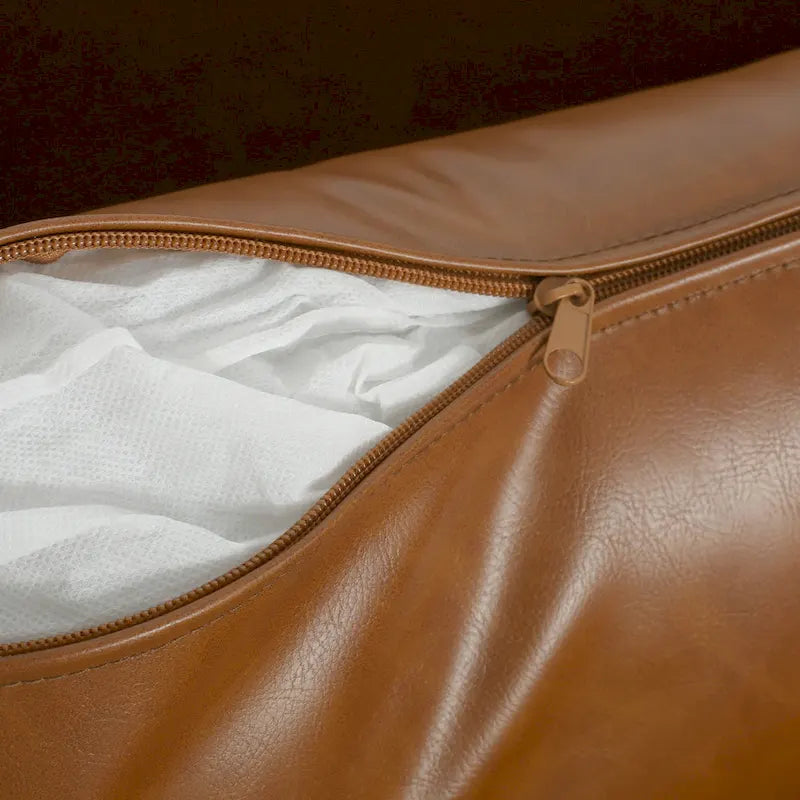 Fauteuil d'appoint moderne rembourré de 39,17 pouces avec pieds en métal massif et coussin pour salon-27