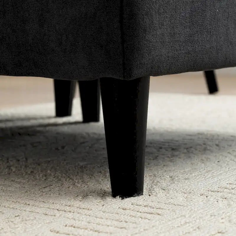 Canapé d'angle convertible 3 places en forme de L avec repose-pieds et rangement (78,74 €)-7