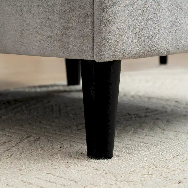 Canapé d'angle convertible 3 places en forme de L avec repose-pieds et rangement (78,74 €)-17