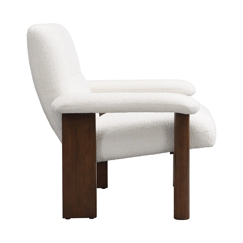 Fauteuil d'appoint style années 50 avec repose-pieds-6