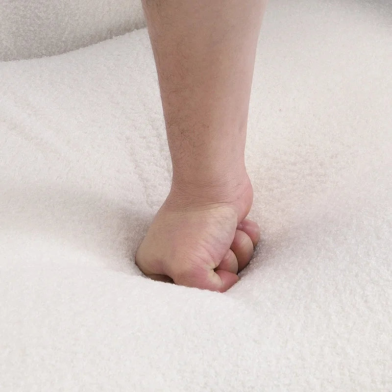 Fauteuil d'appoint style années 50 avec repose-pieds-9