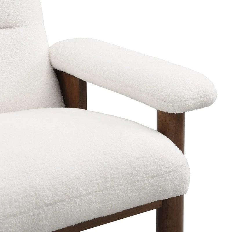 Fauteuil d'appoint style années 50 avec repose-pieds-11