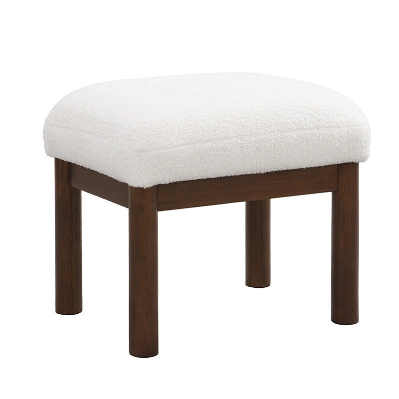 Fauteuil d'appoint style années 50 avec repose-pieds-14