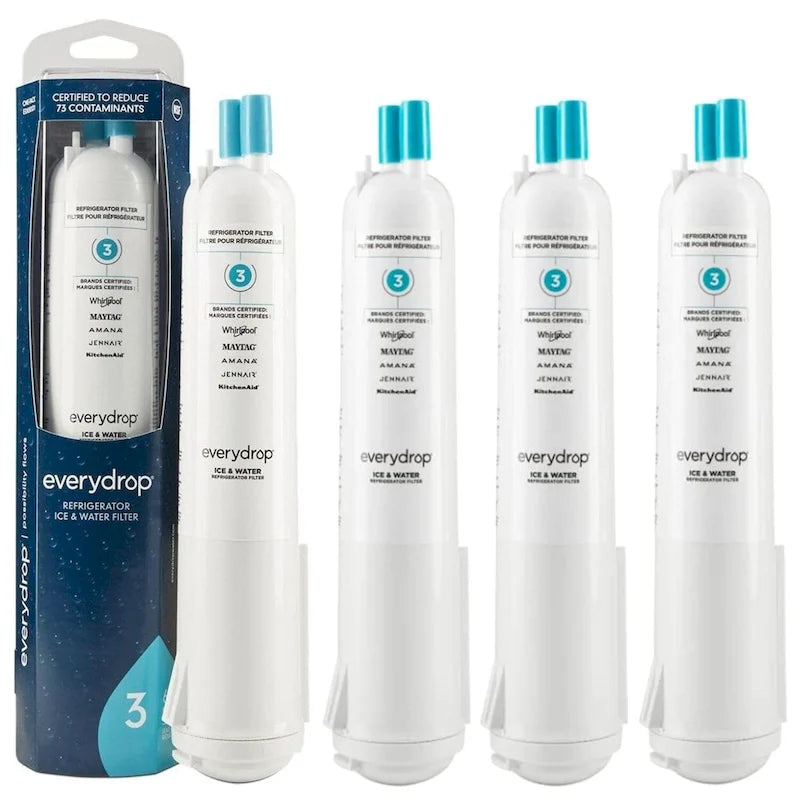 Lot de 4 filtres à eau et à glace Everydrop pour réfrigérateur, référence 1, EDR3RXD1-5