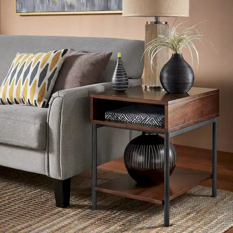 Tables rectangulaires à plateau relevable bicolores Elio par iNSPIRE Q Modern-3