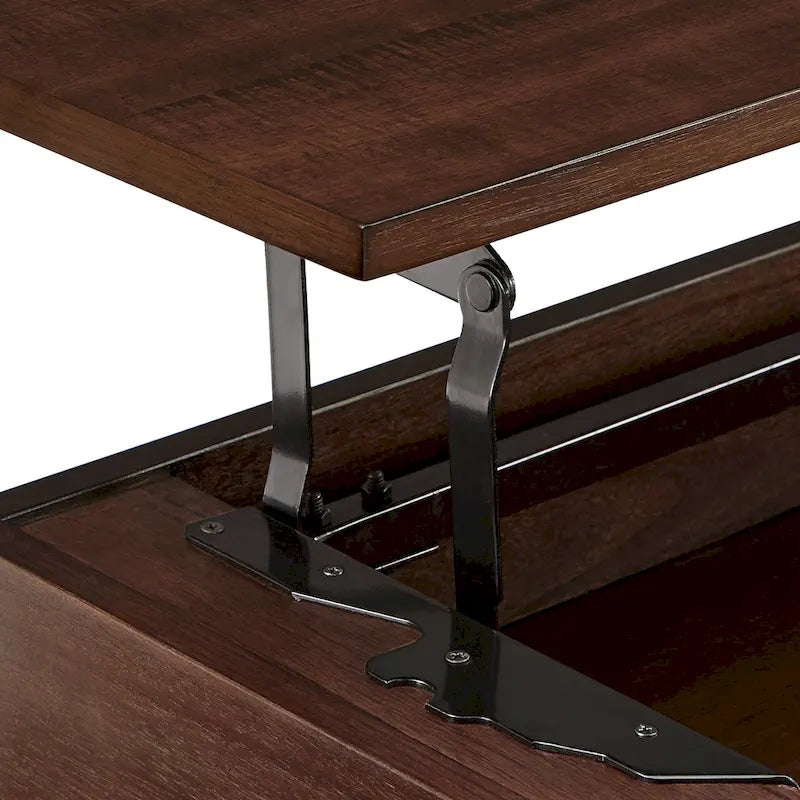 Tables rectangulaires à plateau relevable bicolores Elio par iNSPIRE Q Modern-22