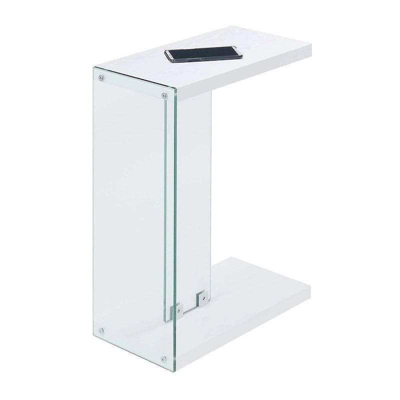 Table d'appoint en verre SoHo C de Convenience Concepts-5