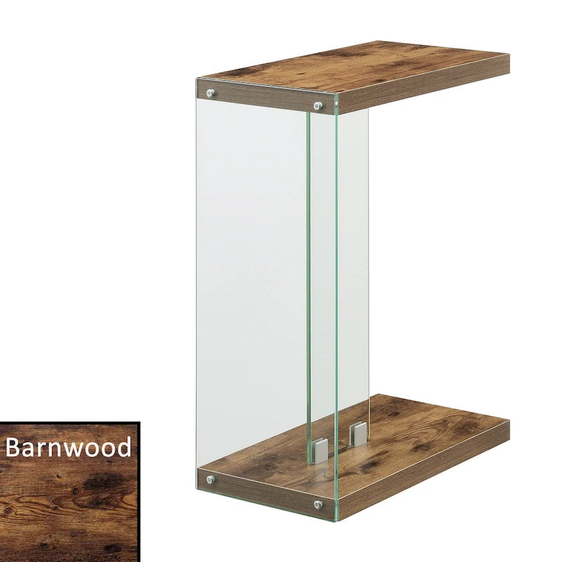 Table d'appoint en verre SoHo C de Convenience Concepts-11