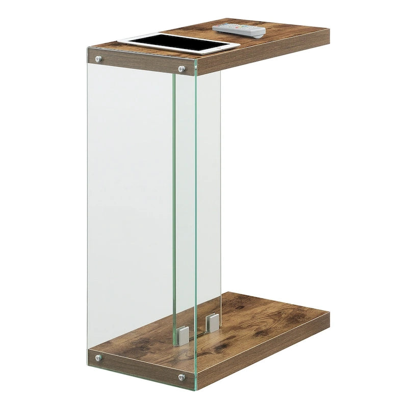 Table d'appoint en verre SoHo C de Convenience Concepts-12