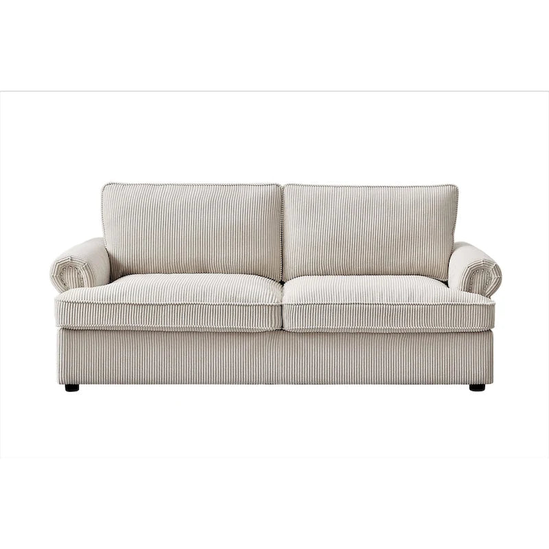 Canapé-lit US Pride Furniture Viviana 76 pouces avec dossier rembourré en polyester-3