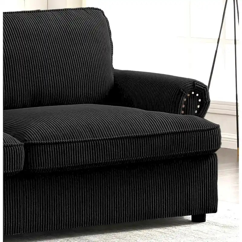 Canapé-lit US Pride Furniture Viviana 76 pouces avec dossier rembourré en polyester-14