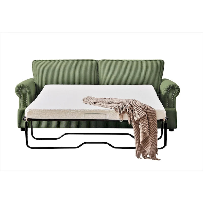 Canapé-lit US Pride Furniture Viviana 76 pouces avec dossier rembourré en polyester-28