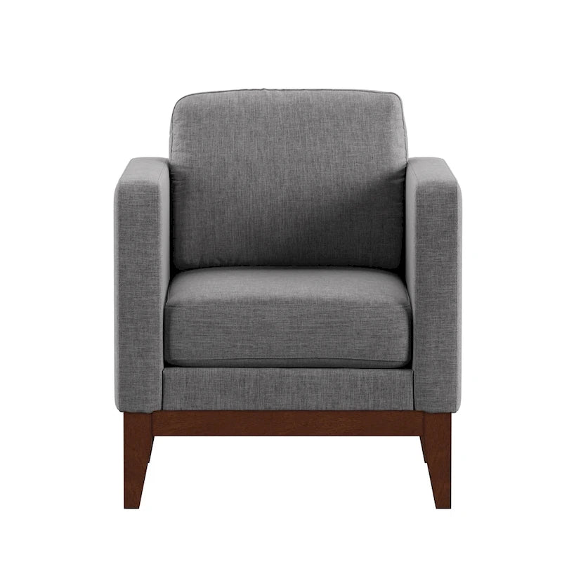 Fauteuil d'appoint rembourré en lin Vail par iNSPIRE Q Modern-13